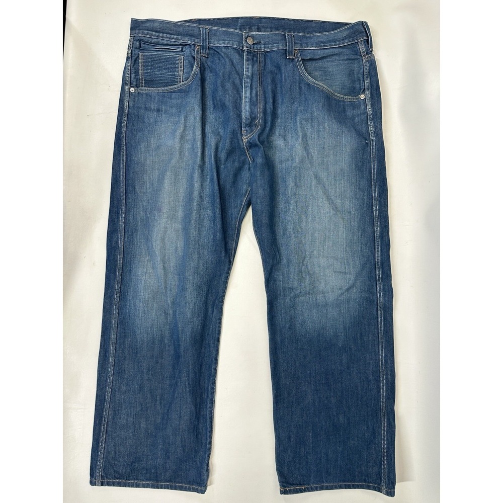 Levi's 569‎ Jeans Men Sz 44x32 Loose Fit Straight Leg Relaxed Hemmed To 30.5"